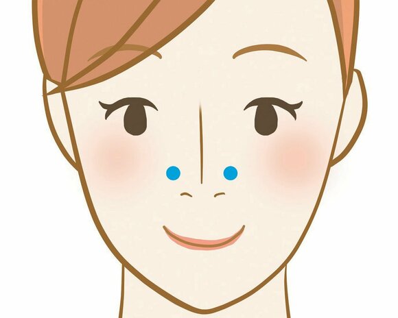 鼻通（びつう）：場所