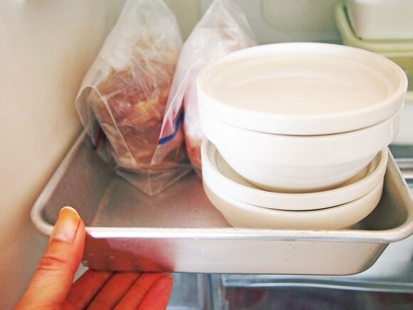 トレーを活用する