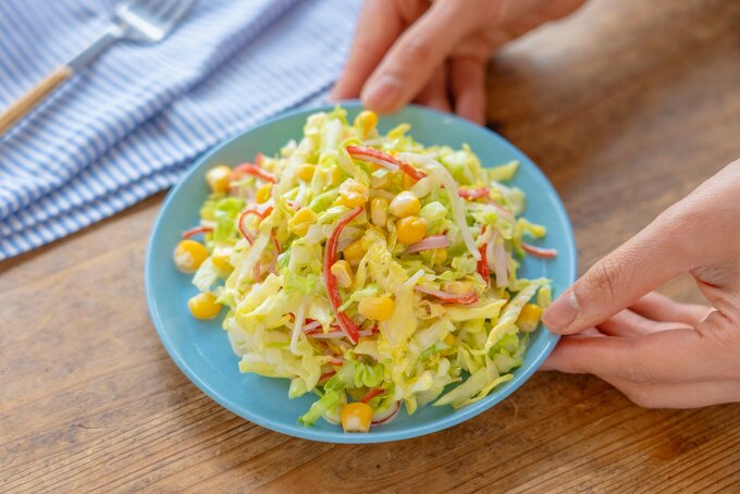 皿に盛って完成