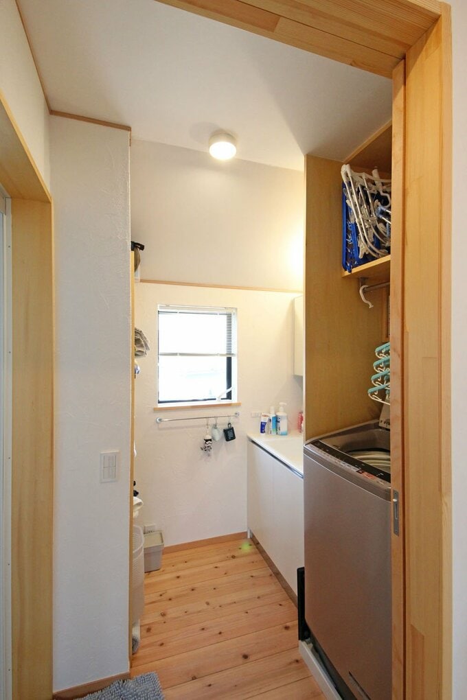 1坪(2畳)サイズの洗面室