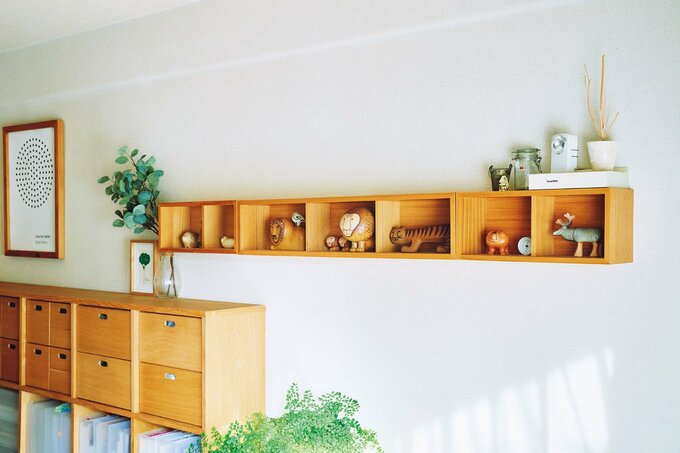 壁に付けられる家具箱