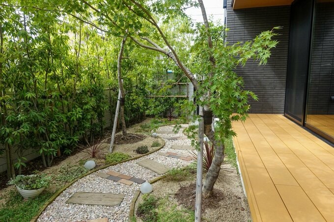 庭の別アングル