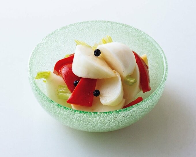 カブとパプリカのピクルス