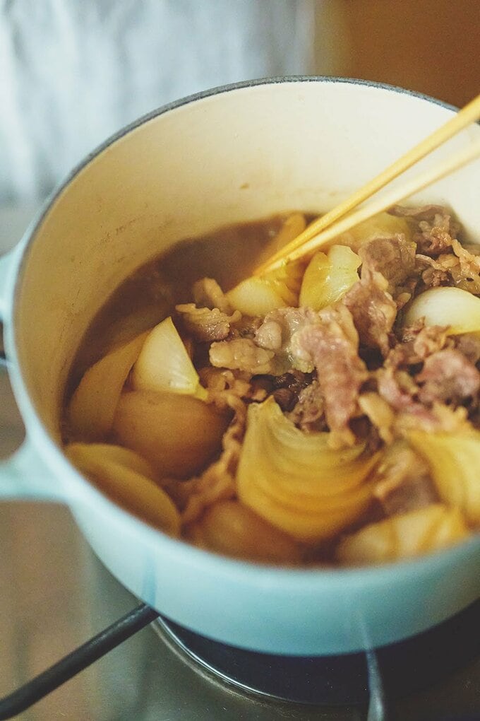 牛肉とタマネギのとろとろ煮