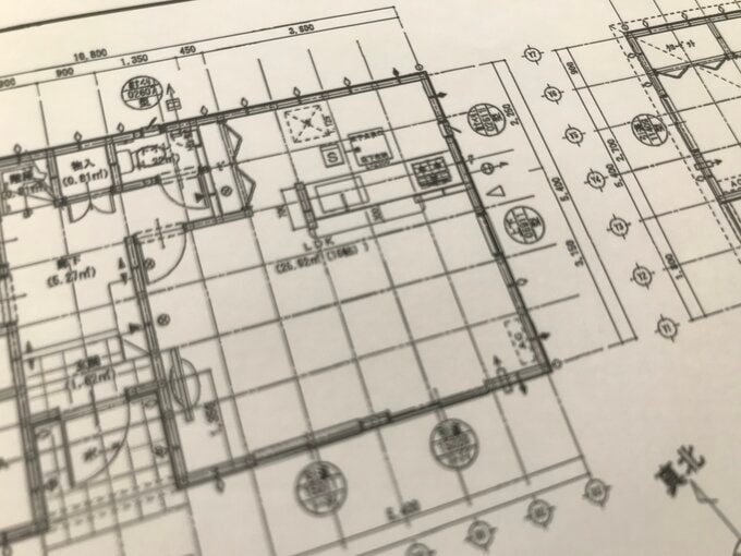 建売住宅の平面図