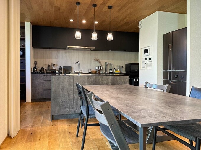 リビングのソファからの眺め