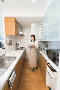 ものを機能的に配置して家事の動きを最小限に