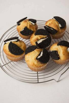 バター不要！植物油でつくるココアクッキーマフィン