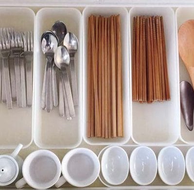 カトラリーも食器も共有なら配膳がラク