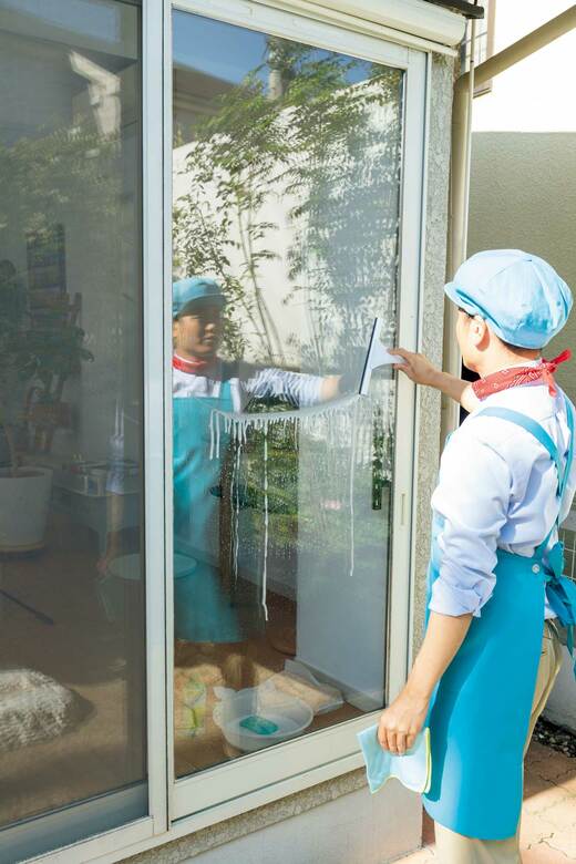 窓の掃除
