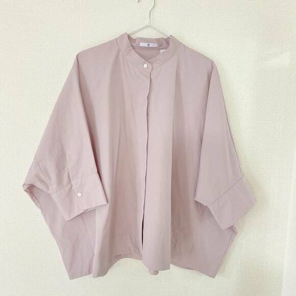 スーピマコットンドルマンスリーブシャツ