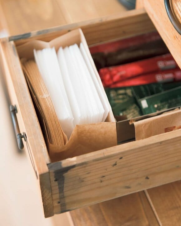 引き出し内の仕分けにも