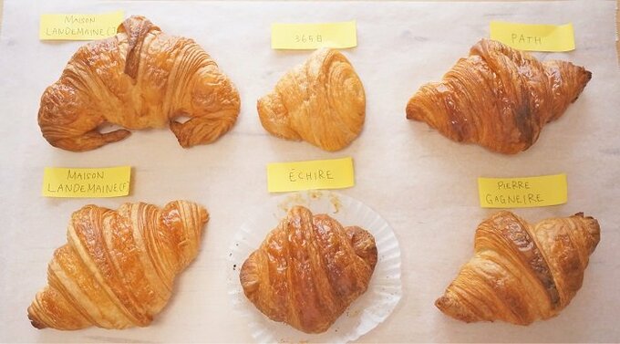 6種類のクロワッサン