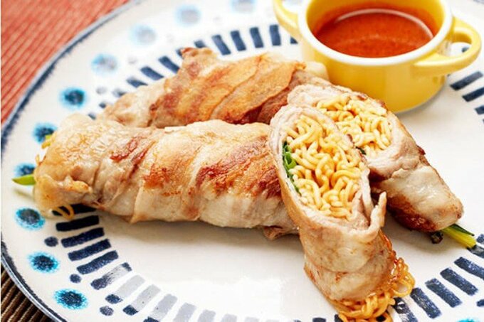 サッポロ一番 肉巻き