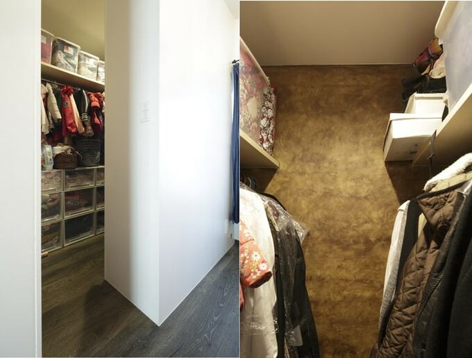 仕切りのないWIC