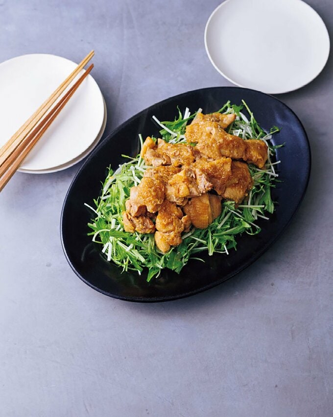 鶏肉のオニオンポン酢ソテー