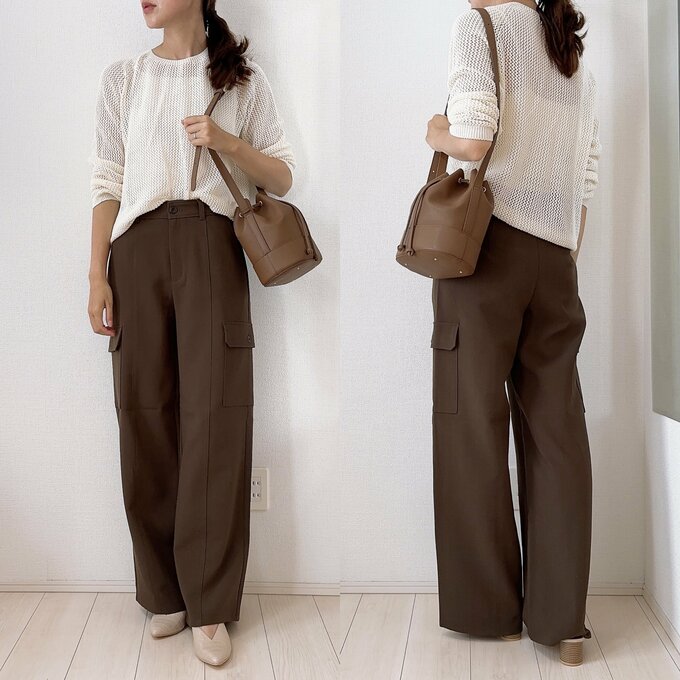 メッシュセーター合わせ