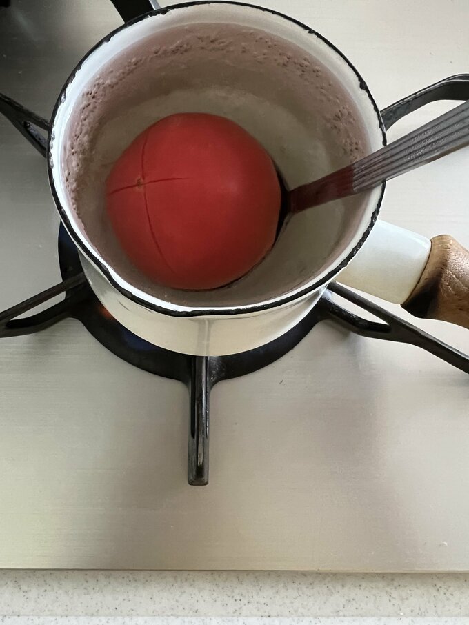 トマトの湯むき