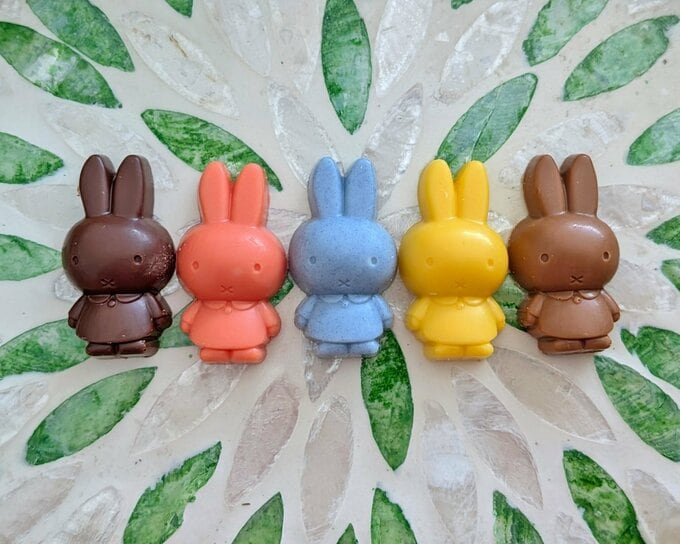 ミッフィー5色チョコ