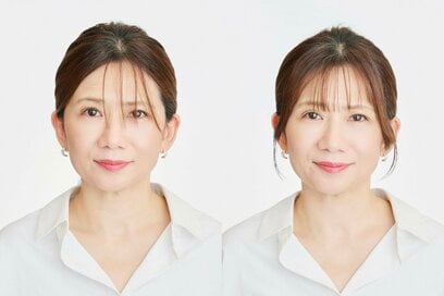50代、手抜きに見えない「ひとつ結び」のコツ。顔の横の毛だけで老け見え回避