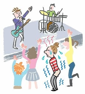 ライブ観覧中にもかかわらず下痢でトイレに行きたい