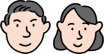 イラスト夫婦