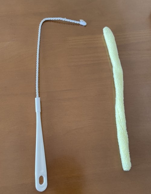 曲がったお掃除スティック