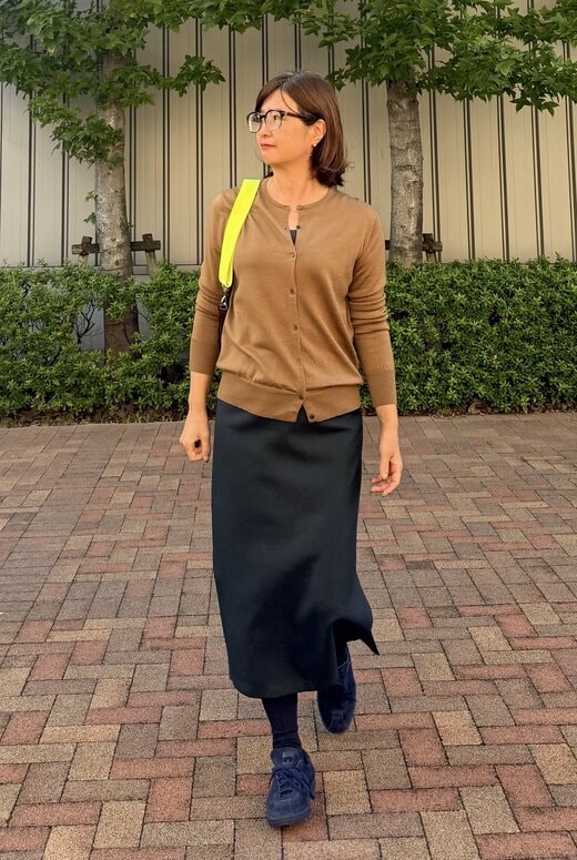 モカブラウン×ネイビー×グリーン