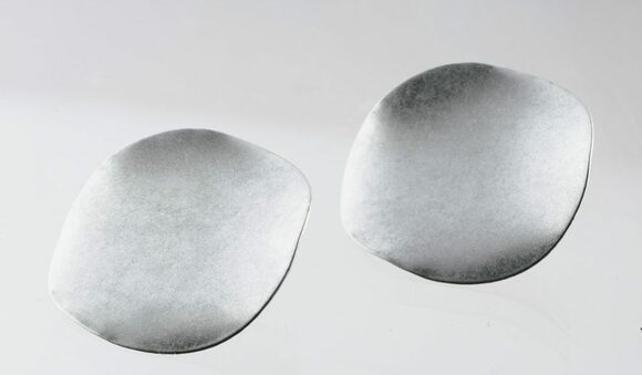 シルバー大ぶりピアス