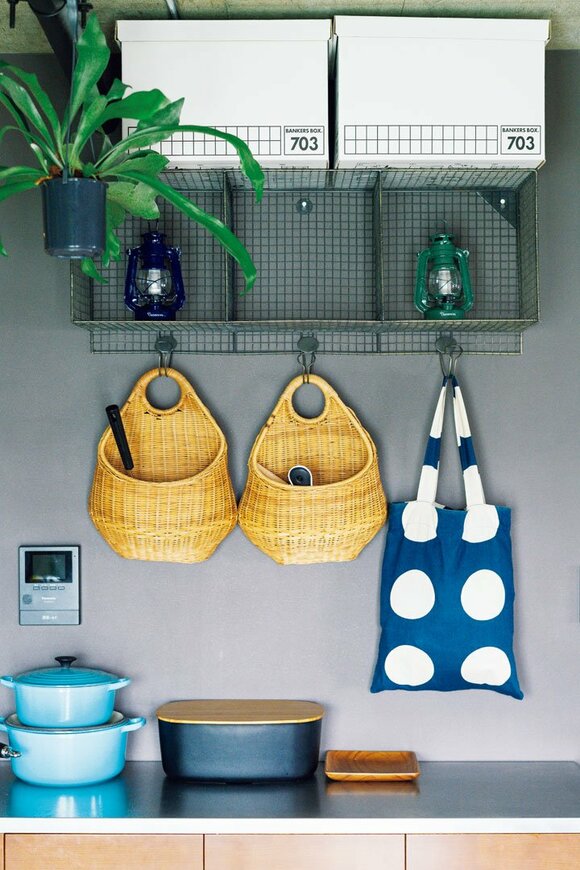 ワイヤーラックカゴ