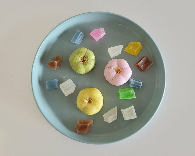 他のお菓子と盛りつけ