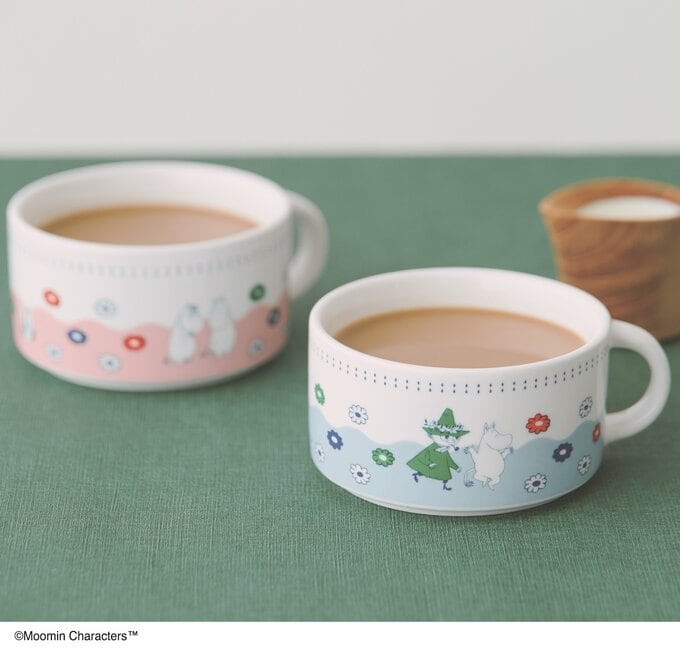 ムーミン 磁器のマグカップ 豪華2個セット