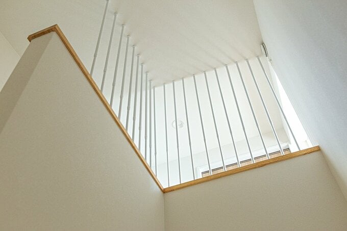 階段踊り場の落下防止