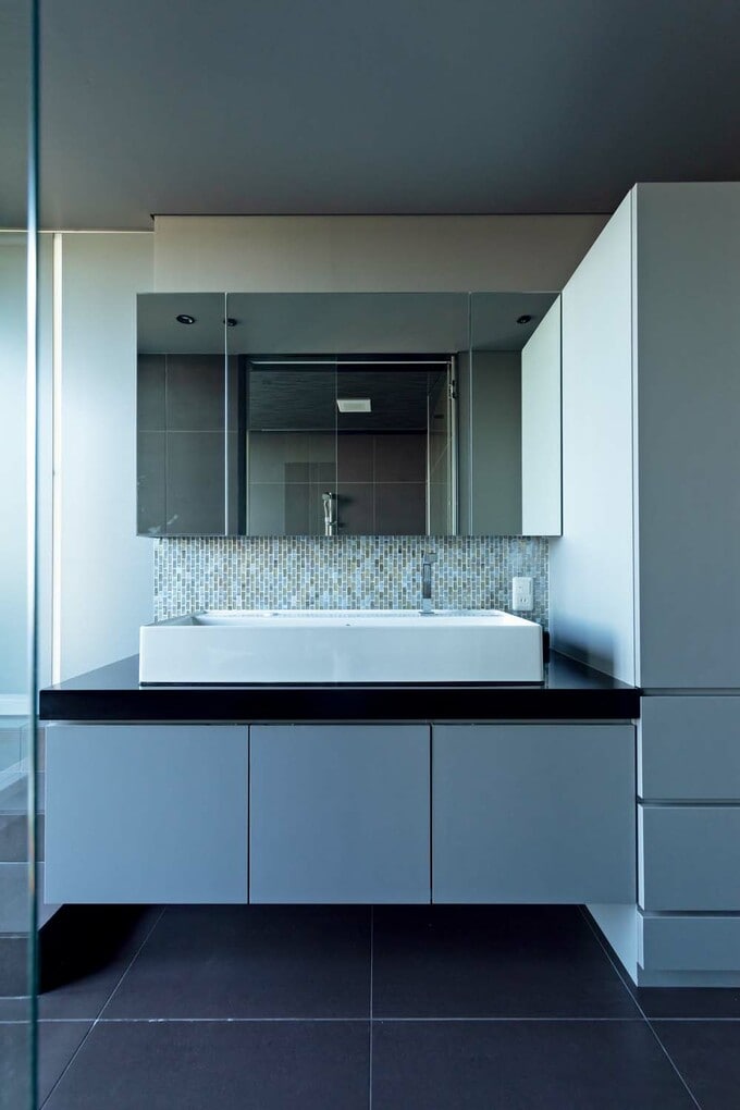 ワイドな洗面ボウルを選択