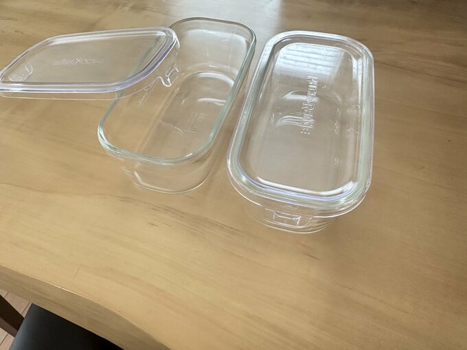 透明な保存容器