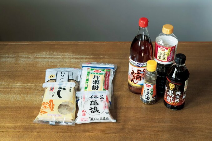 詰め替える調味料と詰め替えない調味料