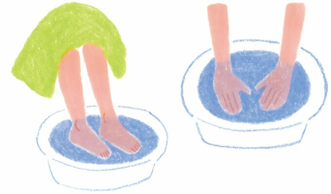 手と足イラスト