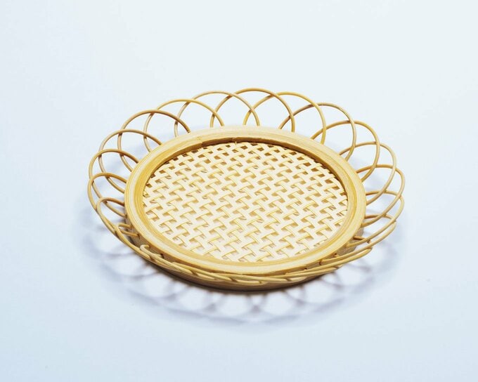 竹ひまわりコースター