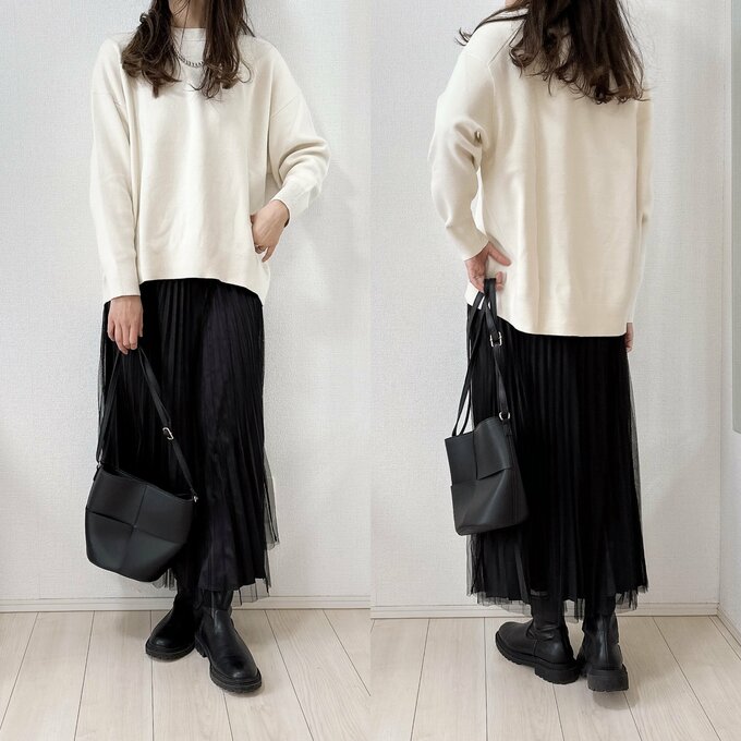 チュールスカート合わせ