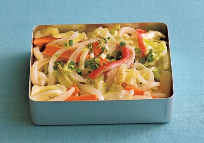 ちゃんぽんを汁なしにアレンジ