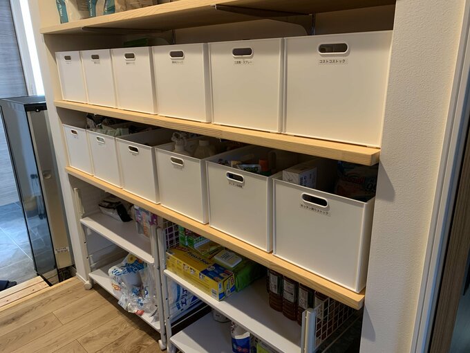 パントリーの棚