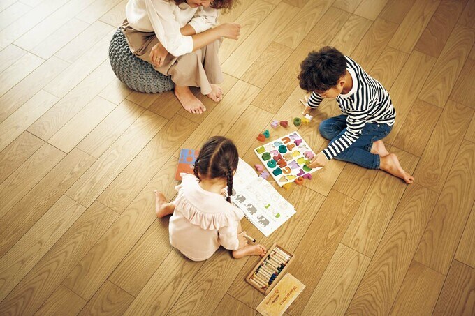 汚れやキズにも強いフローリング