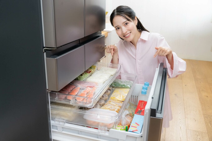 奈津子さんと冷凍室