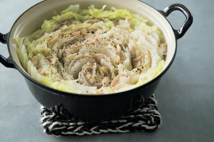 チキンと白菜のミルフィーユ鍋