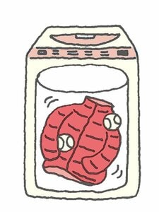 ダウンジャケットをおうちでふわふわにする