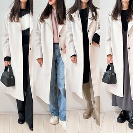 アラフォーがGU「コスパよすぎコート」に大歓喜。シンプルなデザインできれい見え