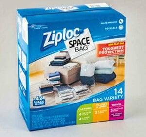 ジップロック 衣類布団用　圧縮袋14枚セット