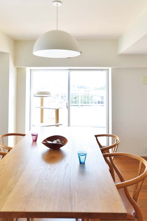 開放的なダイニング
