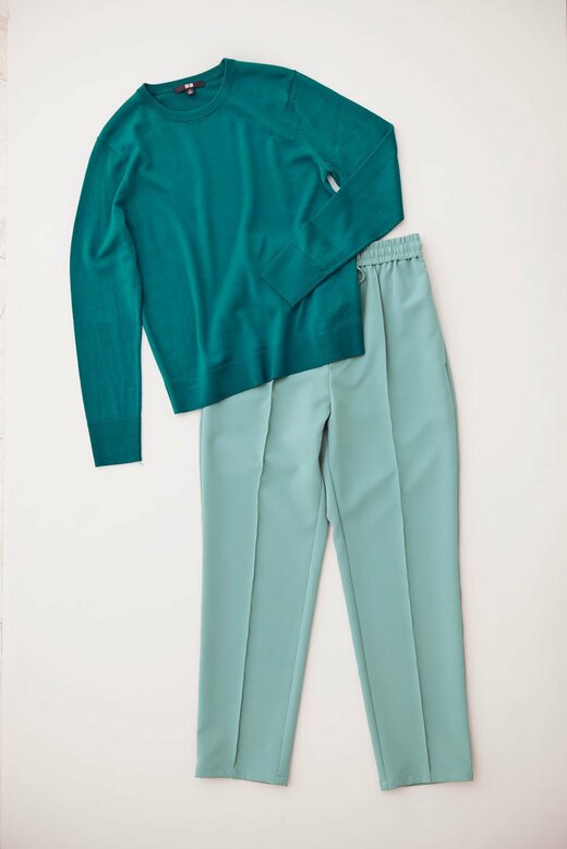 グリーンコーデ画像