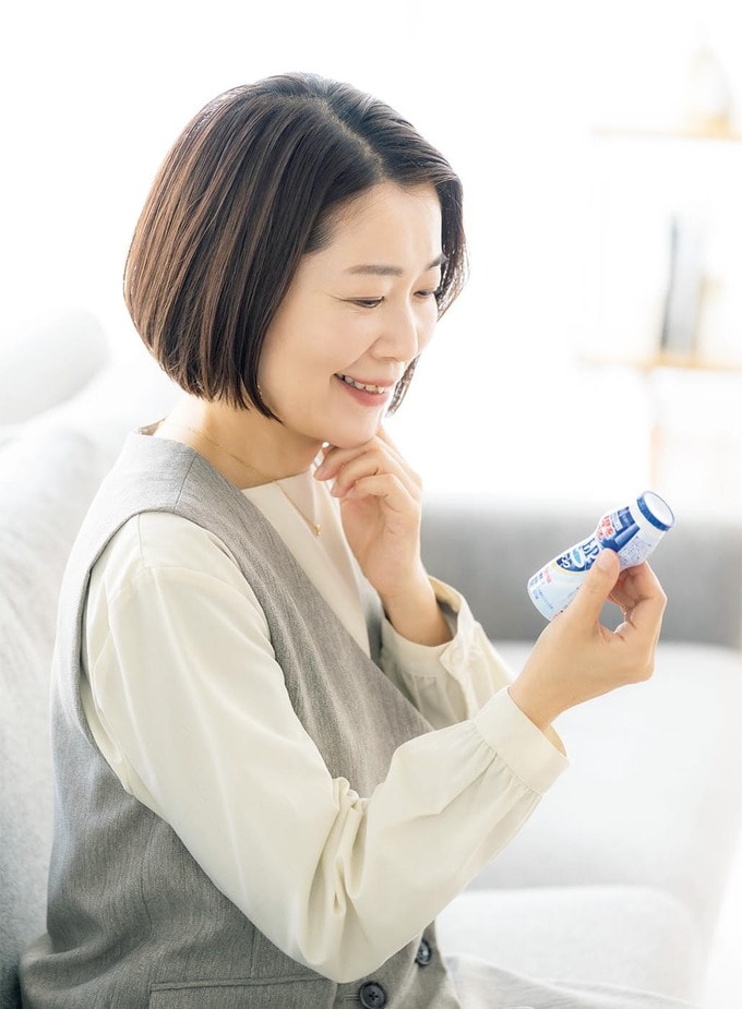 読者モデル飲用シーン